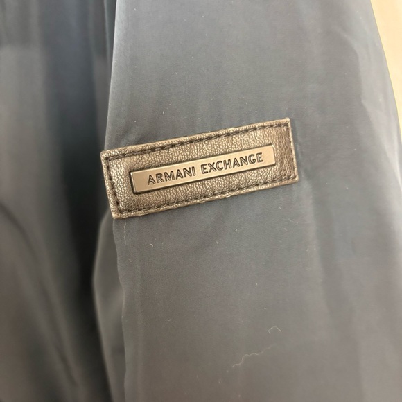 Armani‎ Exchange Jacket Zip Up Hooded Navy Size XS - Picture 6 of 9